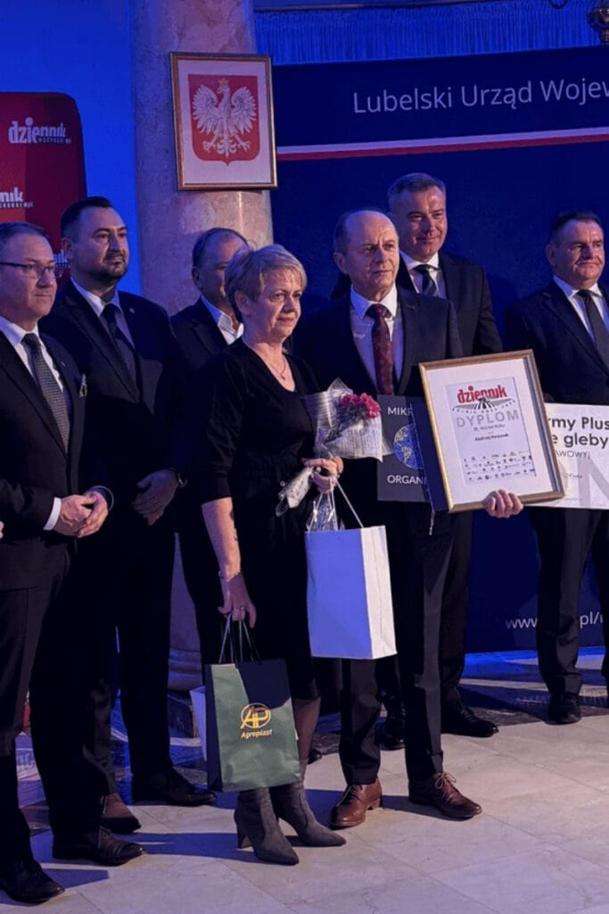 Rolnik Roku 2024 małe Nasiona Kiryczuk Gospodarstwo Rolno-Nasienne Andrzej Kiryczuk