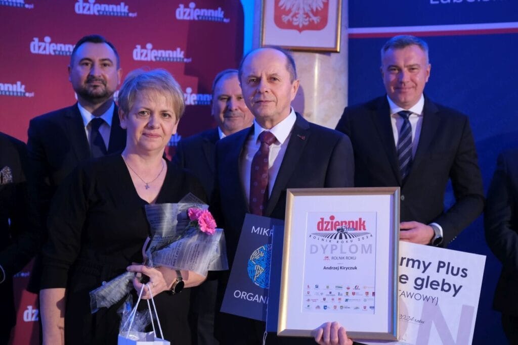Rolnik Roku 2024 małe Nasiona Kiryczuk Gospodarstwo Rolno-Nasienne Andrzej Kiryczuk